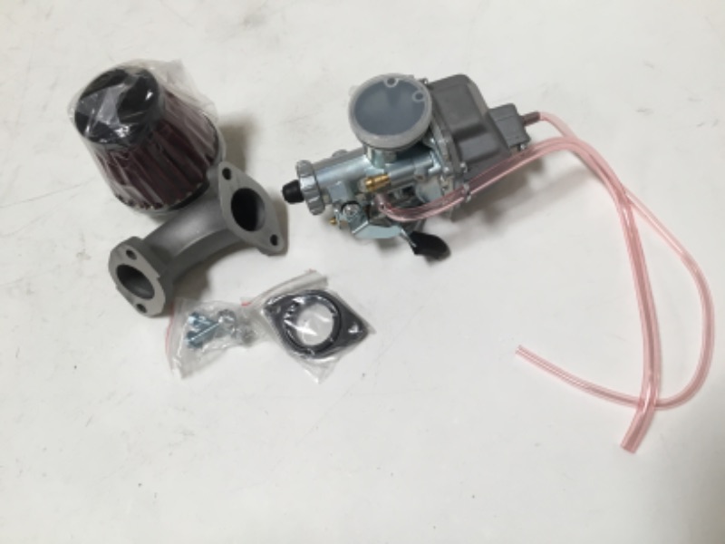 Photo 3 of ABCERRSI Dirt Bike Carburetor 125cc,VM22 26mm Carb with Air Filter Intake Pipe for SSR 125 Pit Bike 110cc 150cc 212cc Enduro Bike Go Kart,Replacement for ATV Motorcycle CRF70 XR50 DB17 RFZ DBX1 RFX150
