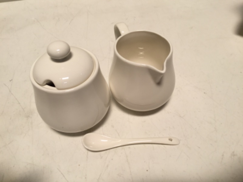 Photo 3 of Bia Cordon Bleu White Sugar and Creamer Set
