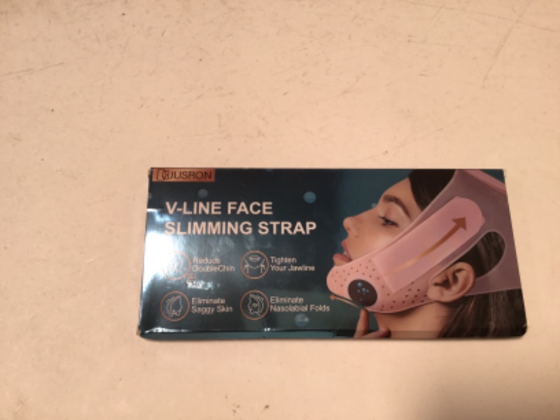 Photo 2 of JUSRON Double Chin Reducer V Line Face Lifting Tape Face Strap, Soft Silicone Chin Strap Face Shaper to Removing Double Chin for Women and Men
