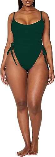 Photo 1 of KRLAGAPAS Women's Sexy One Piece Bathing Suit Tummy Control Swimsuit
