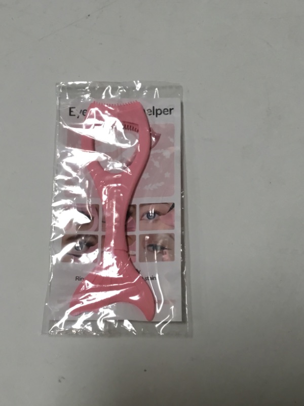 Photo 1 of Mascara Shield Applicator Guard | Silicon Eyeliner tool | Upper and Lower Eye Lash Shield for Applying Lashes | Reusable Makeup Mascara applicator tool | Pink, 0.96 ounces, 1.0 Count, (Pack of 1)