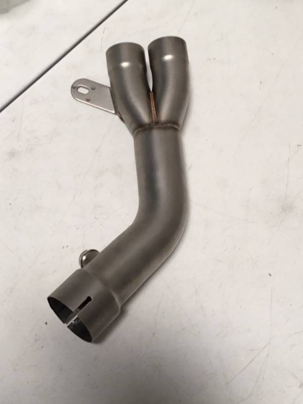 Photo 4 of Motorcycle Exhaust For Yamaha YZF-R1 R1 2009-2014 Escape Muffler Middle Link Pipe Underseat Eliminator Cat Delete Air Pressure
