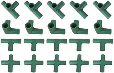 Photo 1 of Bddalpke 2X 20Pcs 11mm Greenhouse Connectors Green Furniture Plant Connector Buckle Suitable Stands and Greenhouse S Construction
