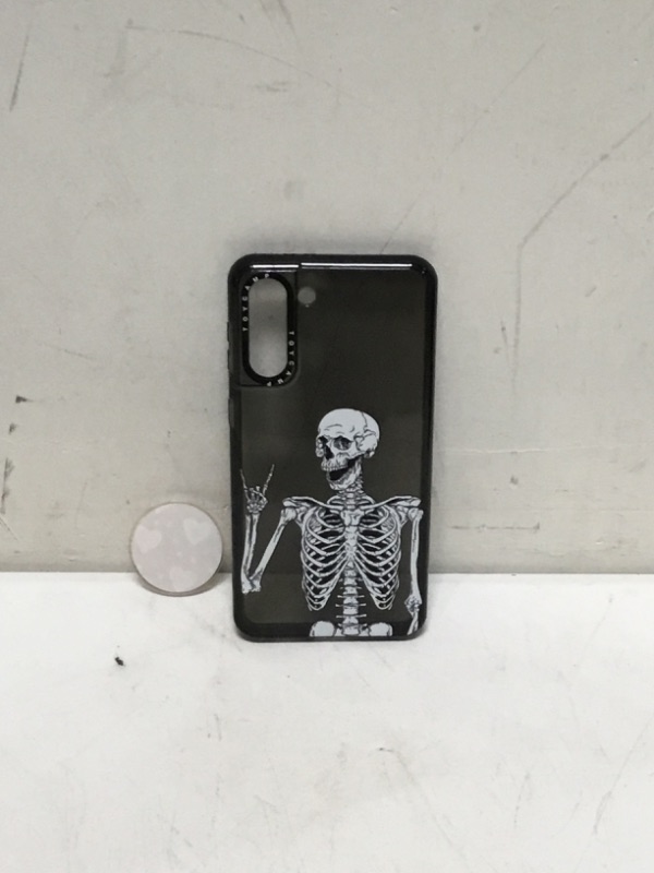 Photo 1 of Compatible with iPhone XR Case, Halloween Funny Skull Skeleton Victory Rose Phone Case,
