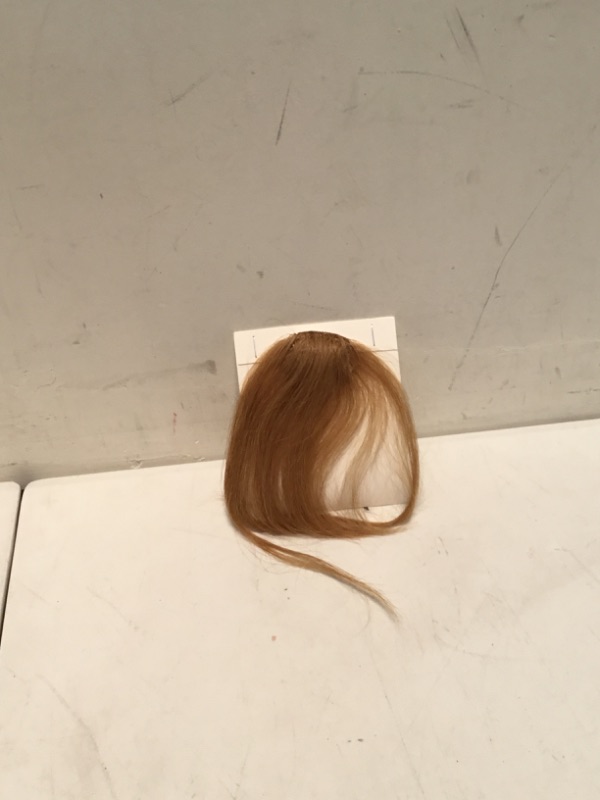 Photo 2 of AISI QUEENS Bangs Hair Clip in Bangs Real Human Hair Extensions Fake Bangs Fringe with Temples Wispy Bangs Hair Extensions for Women Flat Bangs Clip Curved Bangs for Daily Wear (Wispy Bangs,Ash Blonde) Wispy Bangs Ash Blonde
