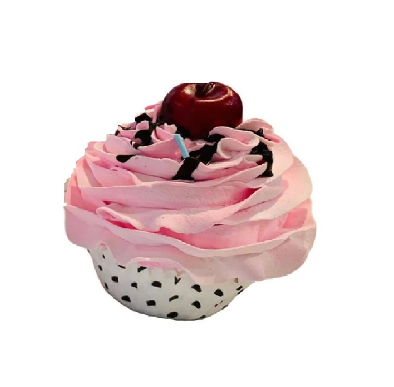 Photo 1 of DEZICAKES Fake Cupcakes Strawberry Sundae Pink  Prop Decoration Dezicakes