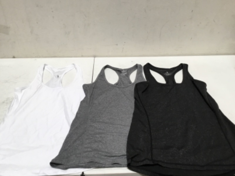 Photo 2 of NEW Icyzone Athletic Racerback Tank Tops Women Size (MEDIUM) 3-pack
