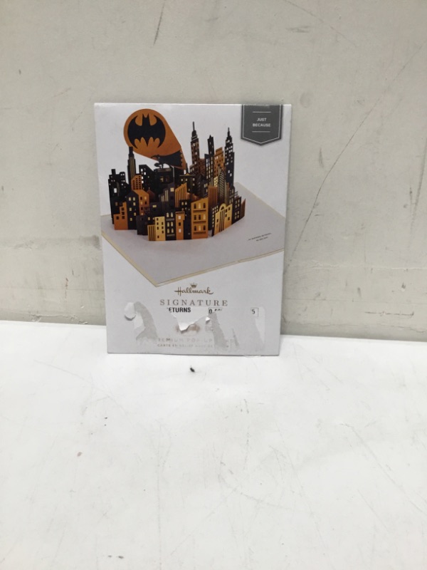 Photo 2 of Hallmark Signature Paper Wonder Batman Pop Up Father's Day Card or Birthday Card for Him (Epic Day) Pop Up, Batman