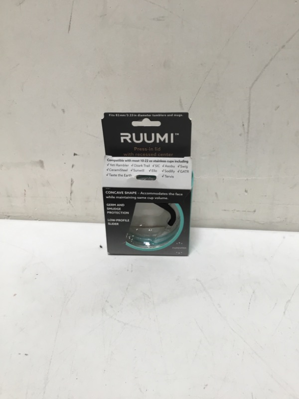 Photo 2 of RUUMI® Nose Recess Tumbler Lid (Seafoam) – Compatible with 20 oz Yeti Rambler, Ozark Trail, Swig – See Chart for Other Brands/Sizes
