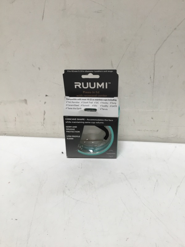 Photo 1 of RUUMI® Nose Recess Tumbler Lid (Seafoam) – Compatible with 20 oz Yeti Rambler, Ozark Trail, Swig – See Chart for Other Brands/Sizes
