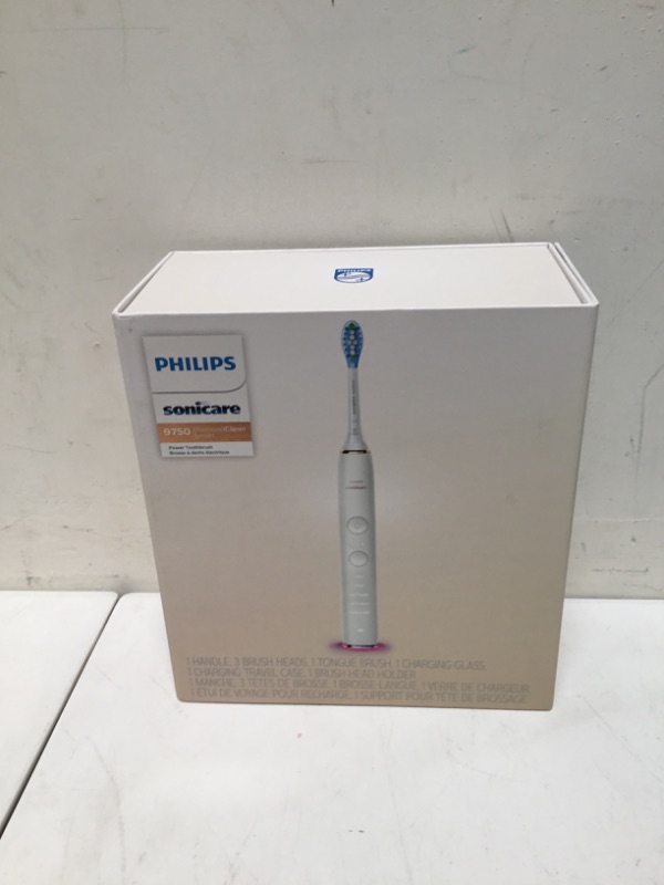 Photo 1 of Philips Sonicare DiamondClean Smart 9750 Rechargeable Electric Power Toothbrush, Rose Gold, HX9924/65