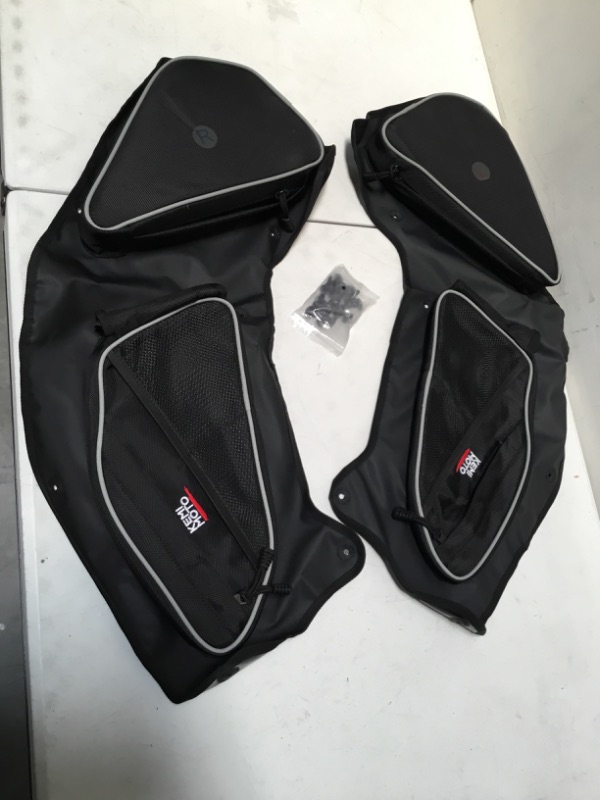 Photo 2 of kemimoto 2014-2018 1000 Door Bags Compatible with RZR Driver and Passenger Side Front Upper Storage Bag with Knee Protection