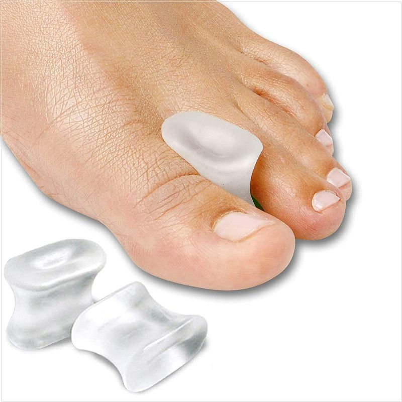 Photo 1 of NatraCure Gel Toe Separators & Bunion Toe Spacers for Toe Alignment – Toe Straighteners for Crooked Toes, Curled Toes and Overlapping Toes Corrector, Hammertoe Corrector, Calluses & Valgus Toe – 12PK
