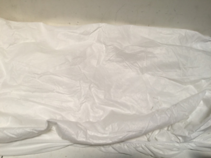 Photo 1 of White sheet queen cotton damask  full size