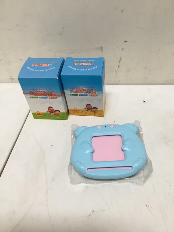 Photo 1 of Baby Chinese English Flash Cards Learning Toy 255 Cards Automatic Reading Education Talking Learning Toy for Toddlers

