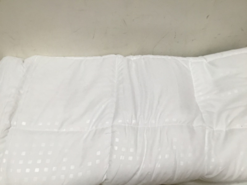 Photo 1 of Oversized Solid Duvet Set, Queen, White 