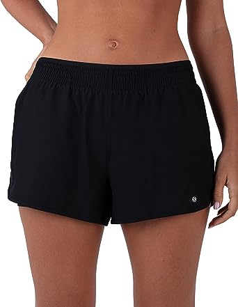 Photo 1 of Willit Women’s UPF 50+ Sun Protection Performance Double-layer Shorts (LARGE) Black