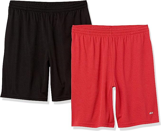 Photo 1 of Amazon Essentials Men's Performance Tech Loose-Fit Shorts (Available in Big & Tall), Multipacks
