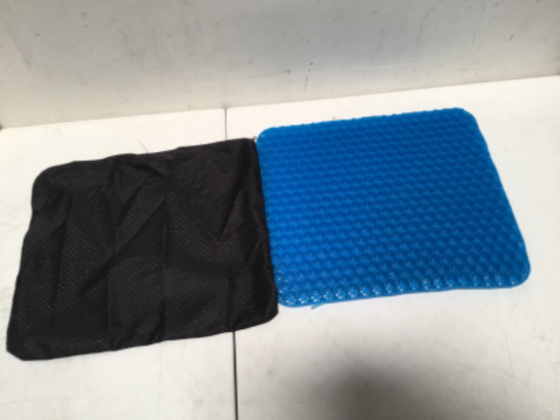 Photo 3 of Abroca Gel Seat Cushions for Long Sitting, Double Thick Cooling Seat Pads for Back Sciatica Tailbone Pain Pressure Relief with Non-Slip Cover, Chair Pads for Car Seat Driver, Office Desk,Wheelchair