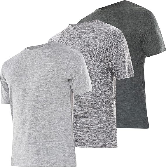 Photo 1 of Workout Dry Fit Shirts for Men Extended Sizes - 3 Pack (3X) Performance Shirt
