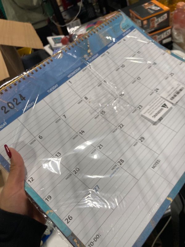 Photo 2 of Wall Calendar 2024-2026 – MAY 2024 – APR 2026, 2 Year Calendar 2024-2026, 14.57 x 11.42 In, 2024 Calendar 24 Months, Monthly Calendar 2024, with Ruled Blocks, Thick Paper, Holidays, To-do List ? Notes