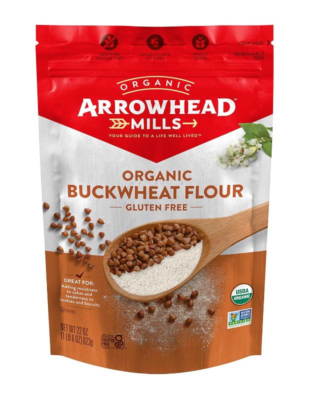 Photo 1 of Arrowhead Mills Organic Gluten Free Buckwheat Flour, 22 oz