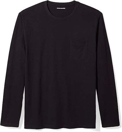 Photo 1 of Amazon Essentials Men's Regular-Fit Long-Sleeve T-Shirt