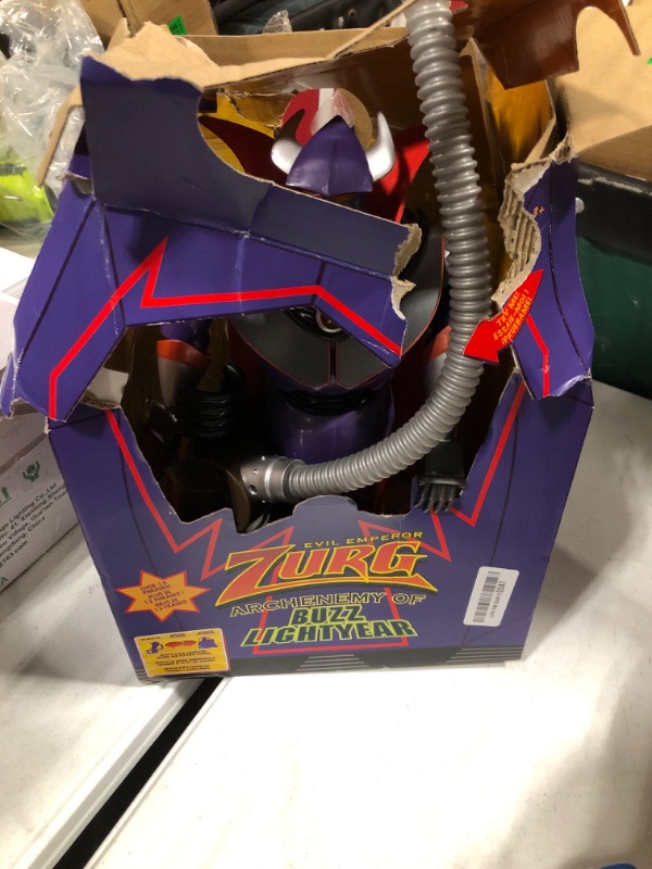 Photo 2 of 
Disney Store Official Zurg Interactive Talking Action Figure from Toy Story, Features Sounds and Phrases from the Movies, Interacts with Other Figures and Toys