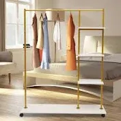 Photo 1 of **Photo Is An Example** Closet Dresser/Shelf in Gold 