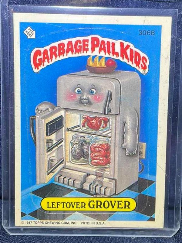 Photo 1 of 1986 TOPPS GARBAGE PAIL KIDS LEFTOVER GROVER CARD 306B