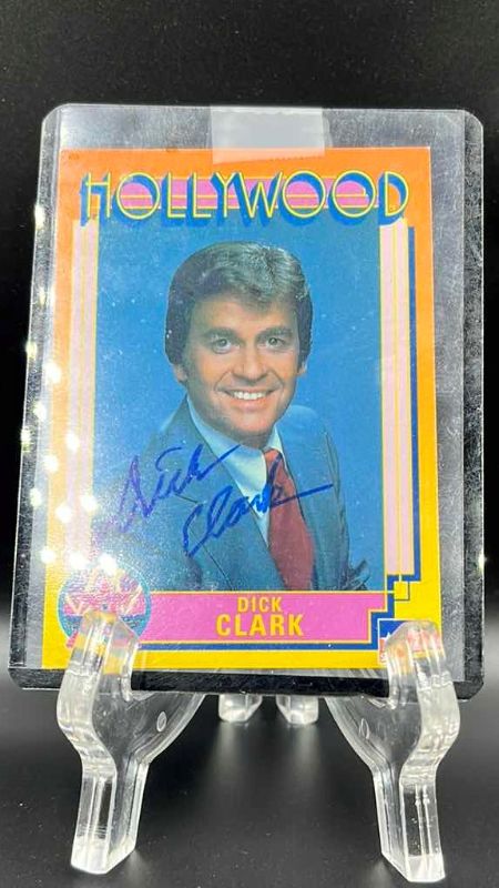 Photo 1 of AUTOGRAPHED DICK CLARK CARD