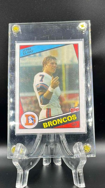 Photo 1 of 1983 JOHN ELWAY TOPPS ROOKIE CARD 63