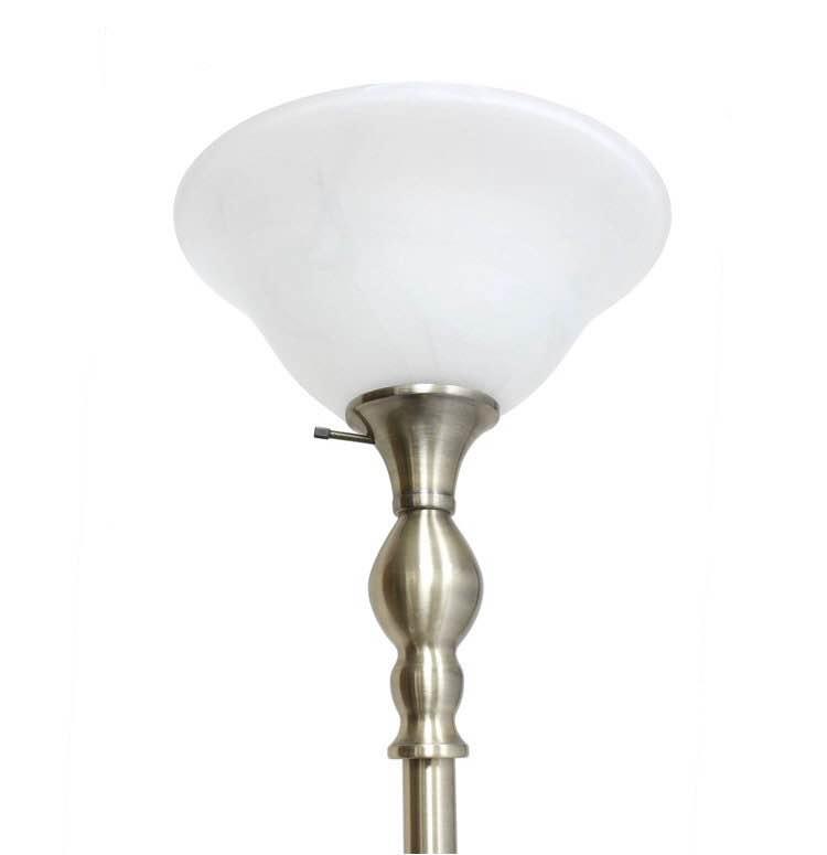 Photo 2 of BRASS FLOOR LAMP. $80