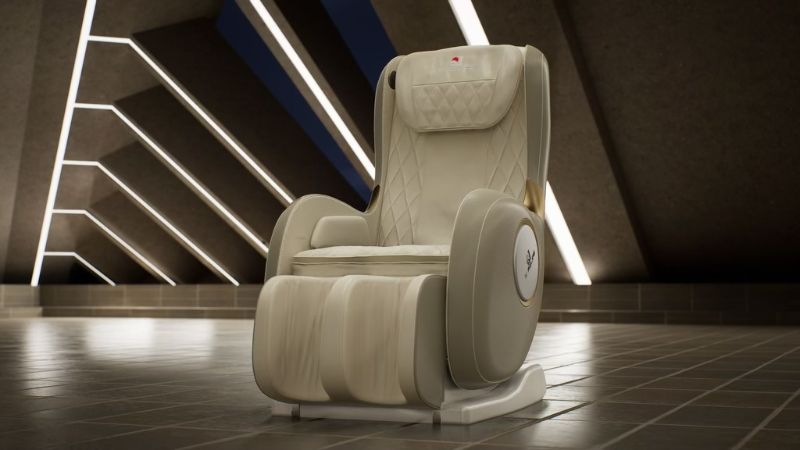 Photo 1 of IV RELIFE PRINCE RELAXIO LUXURY MASSAGE CHAIR W HAND MASSAGER PEARL CREAM NEW IN BOX