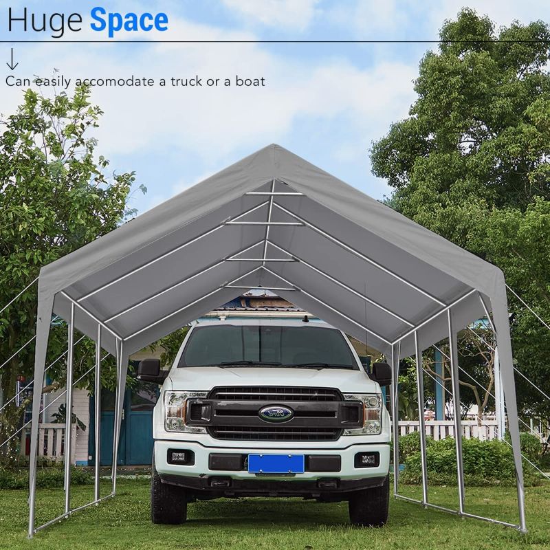 Photo 1 of PEAKTOP 12’ X 20’ HEAVY DUTY CARPORT CAR SHELTER (NEW)