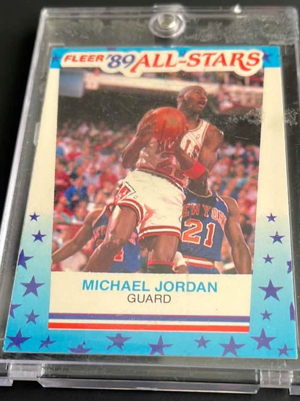 Photo 1 of 1989 MICHAEL JORDAN FLEER CARD 3