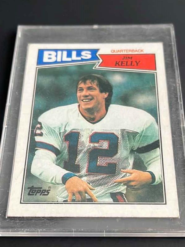 Photo 1 of 1987 JIM KELLY TOPPS ROOKIE CARD 362