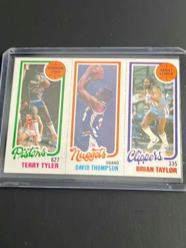 Photo 1 of 1980 TERRY TYLER, DAVID THOMPSON, & BRIAN TAYLOR TOPPS CARDS