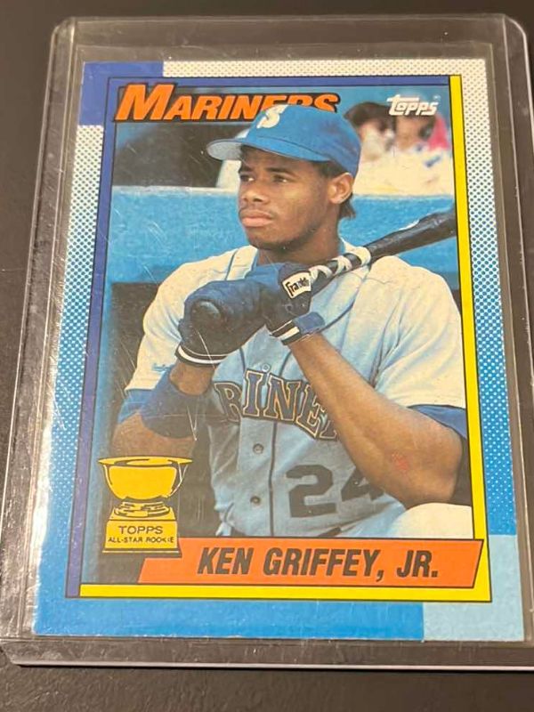 Photo 1 of 1990 KEN GRIFFEY JR TOPPS ROOKIE CARD 336