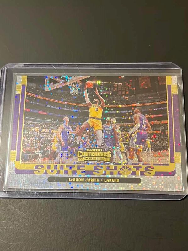 Photo 1 of 2022 LEBRON JAMES PANINI OPTIC SUITE SHOT CARD 18