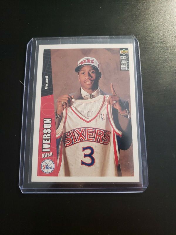 Photo 1 of 1996 ALLEN IVERSON UPPER DECK ROOKIE CARD