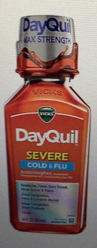 Photo 1 of DAYQUIL FOR SEVERE COLD AND FLU NON DROWSY SYRUP 12OZ SET OF 3