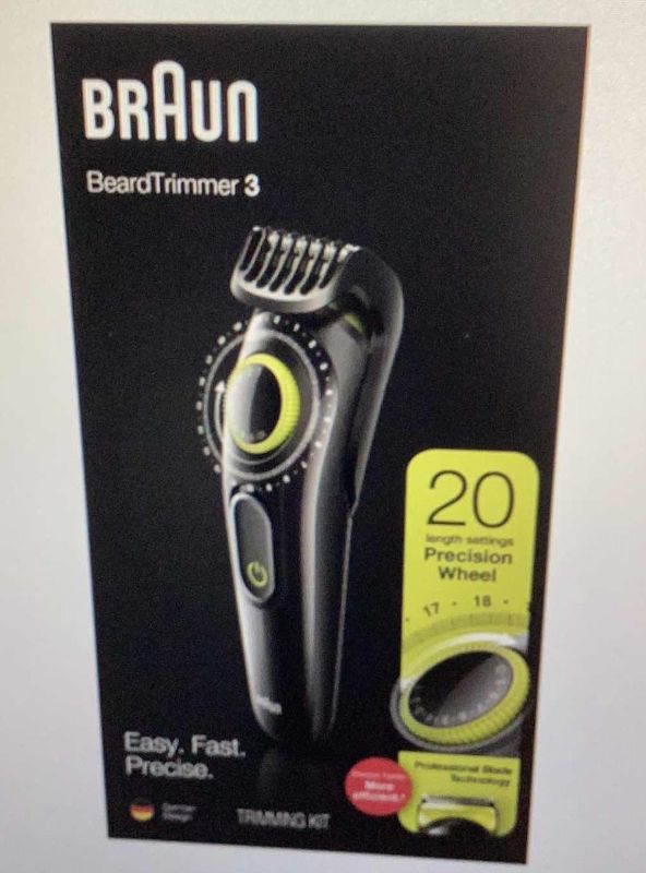 Photo 1 of BRAUN BEARD TRIMMER 3