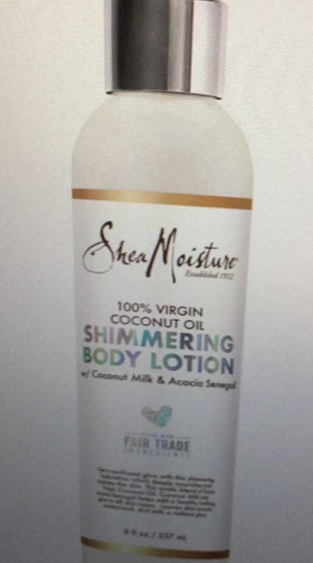 Photo 1 of SHEA MOISTURE COCONUT OIL SHIMMERING BODY LOTION 8OZ SET OF 3