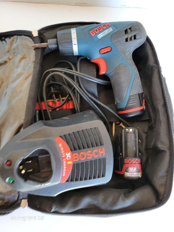 Photo 1 of BOSCH POWER DRILL WITH CHARGER