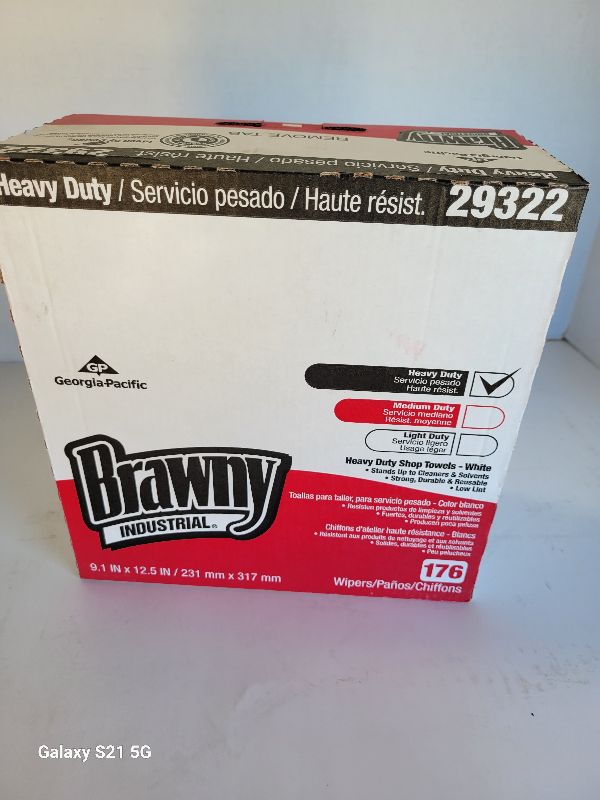 Photo 1 of BRAWNY HEAVY DUTY SHOP TOWELS 176 COUNT 9' X 12.5"