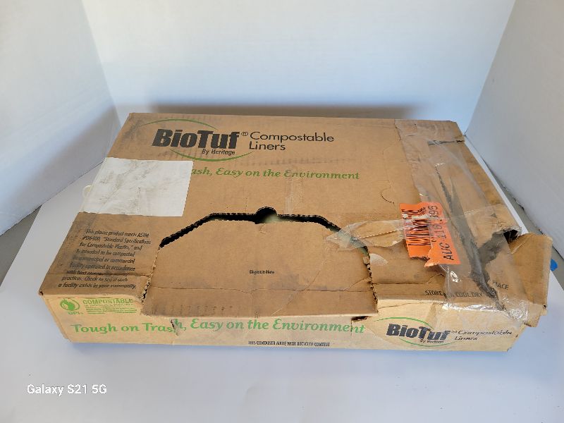 Photo 1 of BIOTUF COMPOSTABLE LINERS 40' X 46' 100 PER CASE