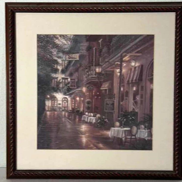 Photo 1 of NEW ORLEANS FRAMED ARTWORK 25” x 25