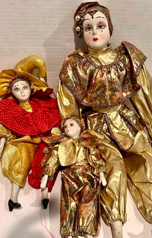 Photo 1 of 3 PORCELAIN DOLLS LARGEST 22”