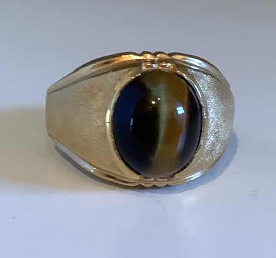 Photo 1 of 10K MENS CATS EYES RINGS